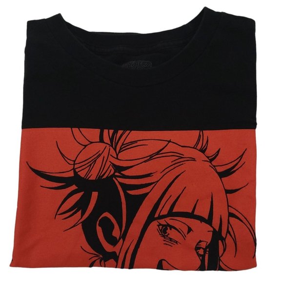 My Hero Academia Himiko Toga T Shirt Size M Anime Manga Black Red Funimation - Picture 6 of 7